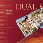 Thiết kế 3d căn Dual Key chung cư BV Diamond thái nguyên
